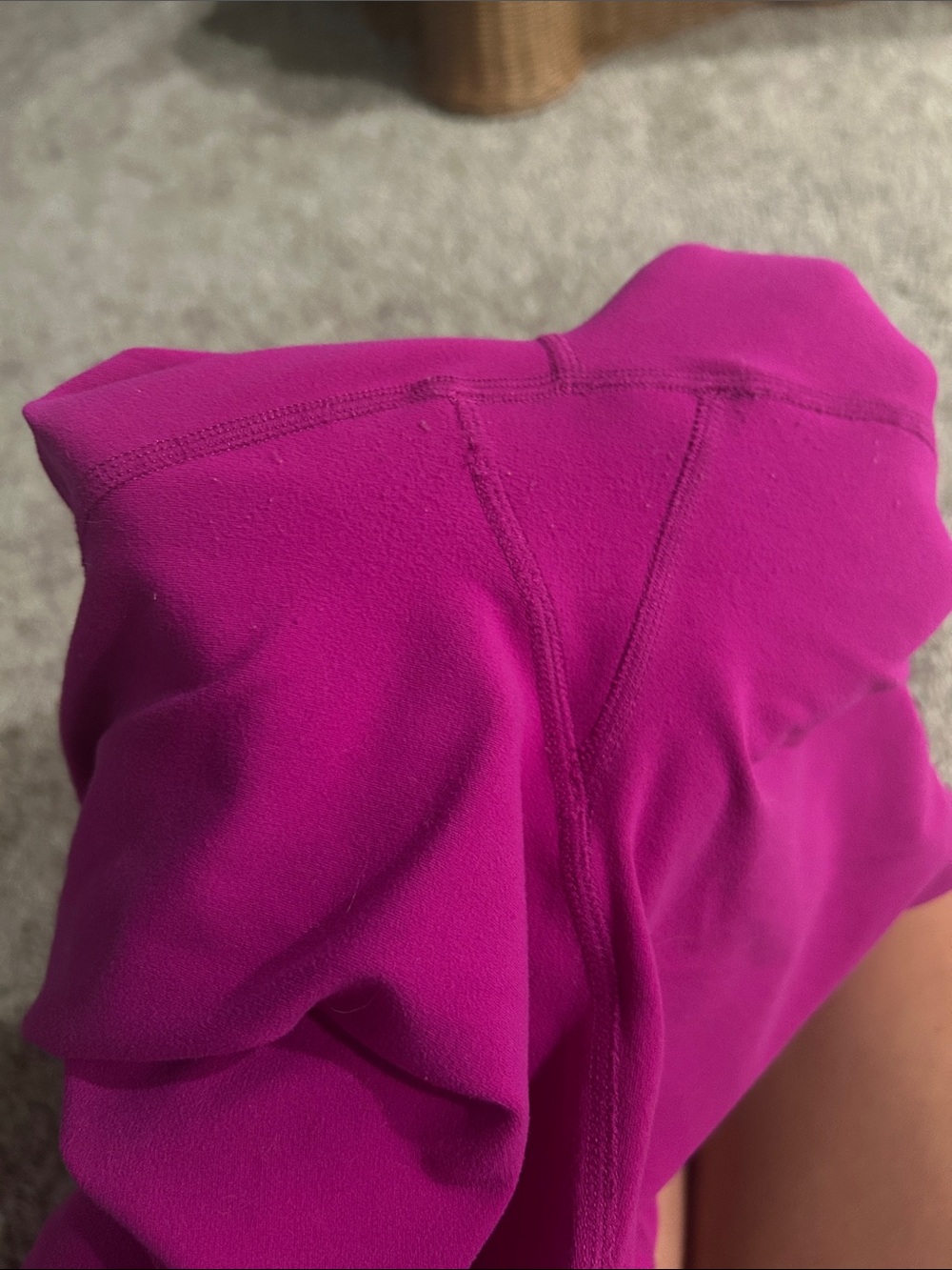 Athleta Fuschia Leggings with Pockets - Picture 3 of 5